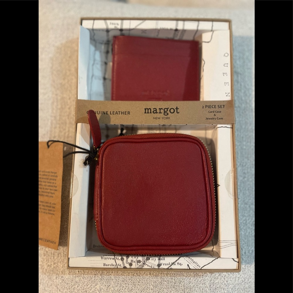 NWT Margot Brand Card Case & Jewelry Case
